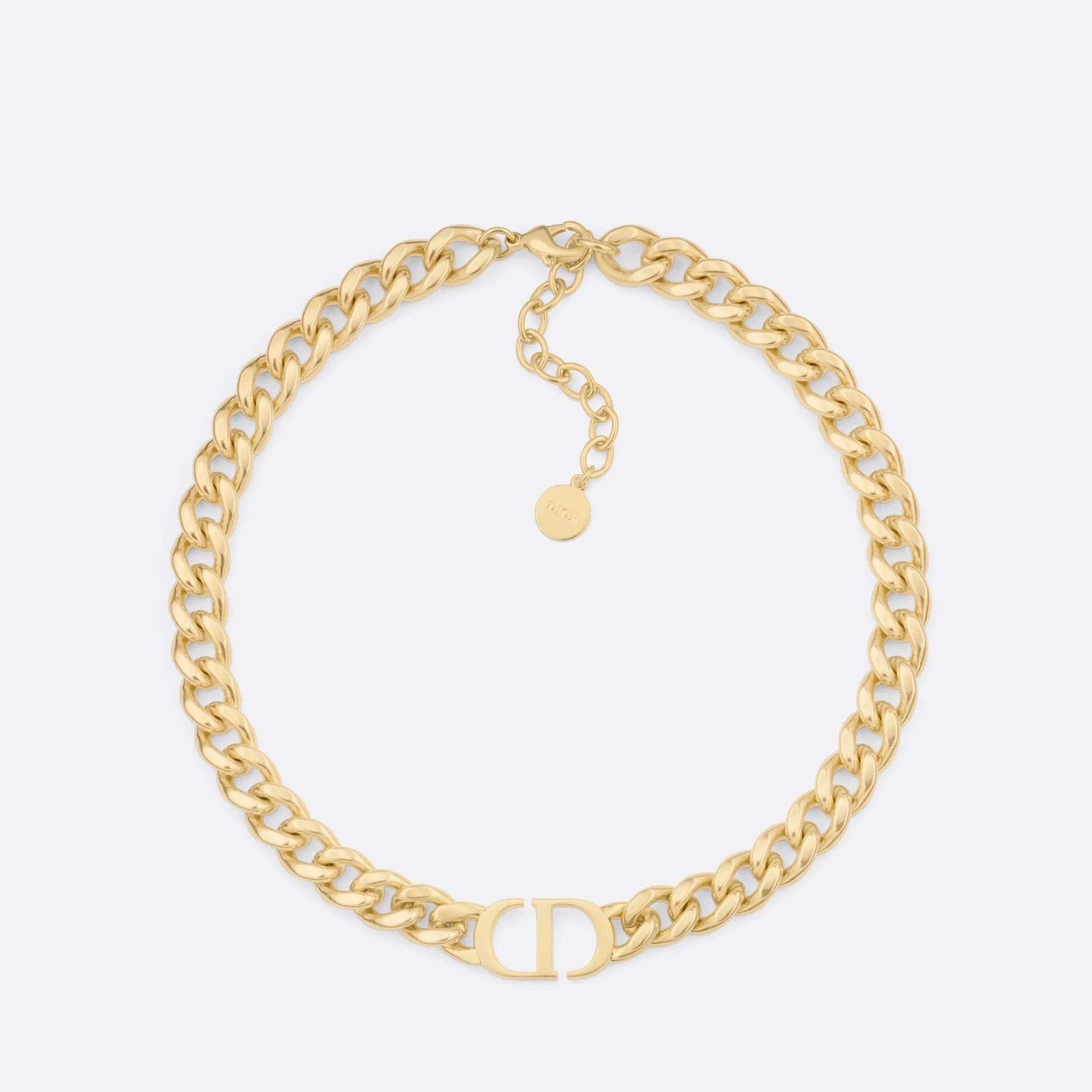 30 Montaigne Fake Dior Choker Gold-Finish Metal