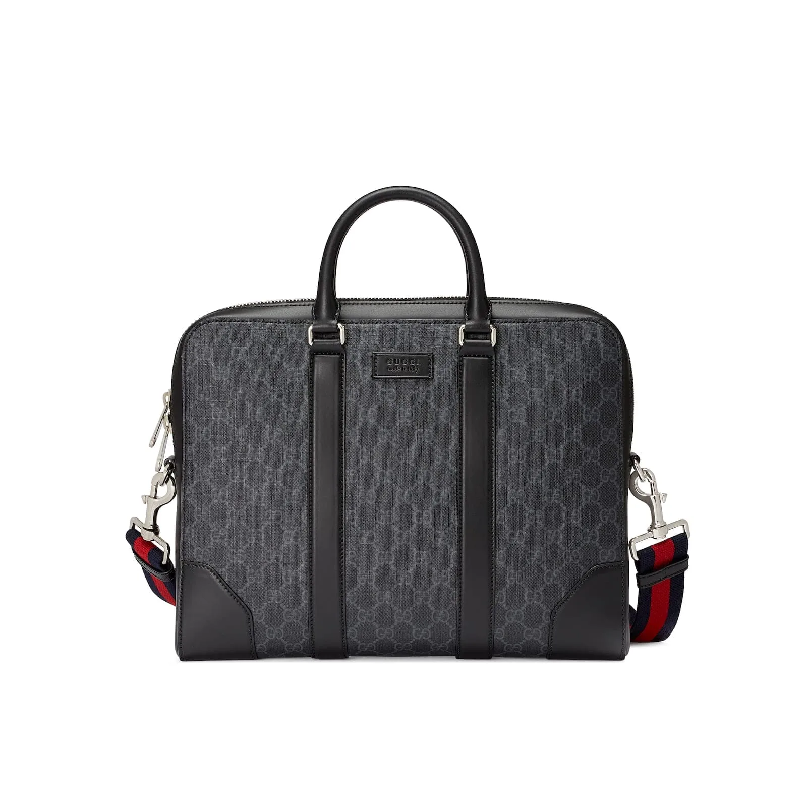 Replica Designer Bags Gucci Replica Bags GG Black briefcase GG Supreme