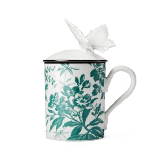 GUCCI Herbarium butterfly mug