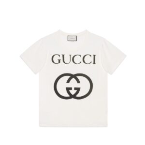 GUCCI Clothing Oversize T-shirt with Interlocking G