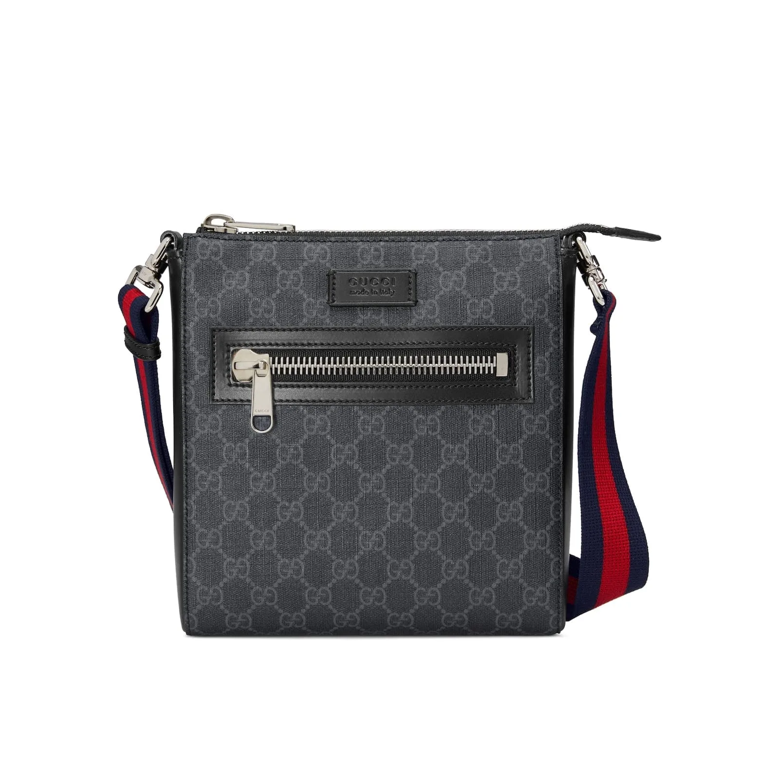 Replica Designer Bags Gucci Replica Bags GG Black small messenger bag GG Supreme