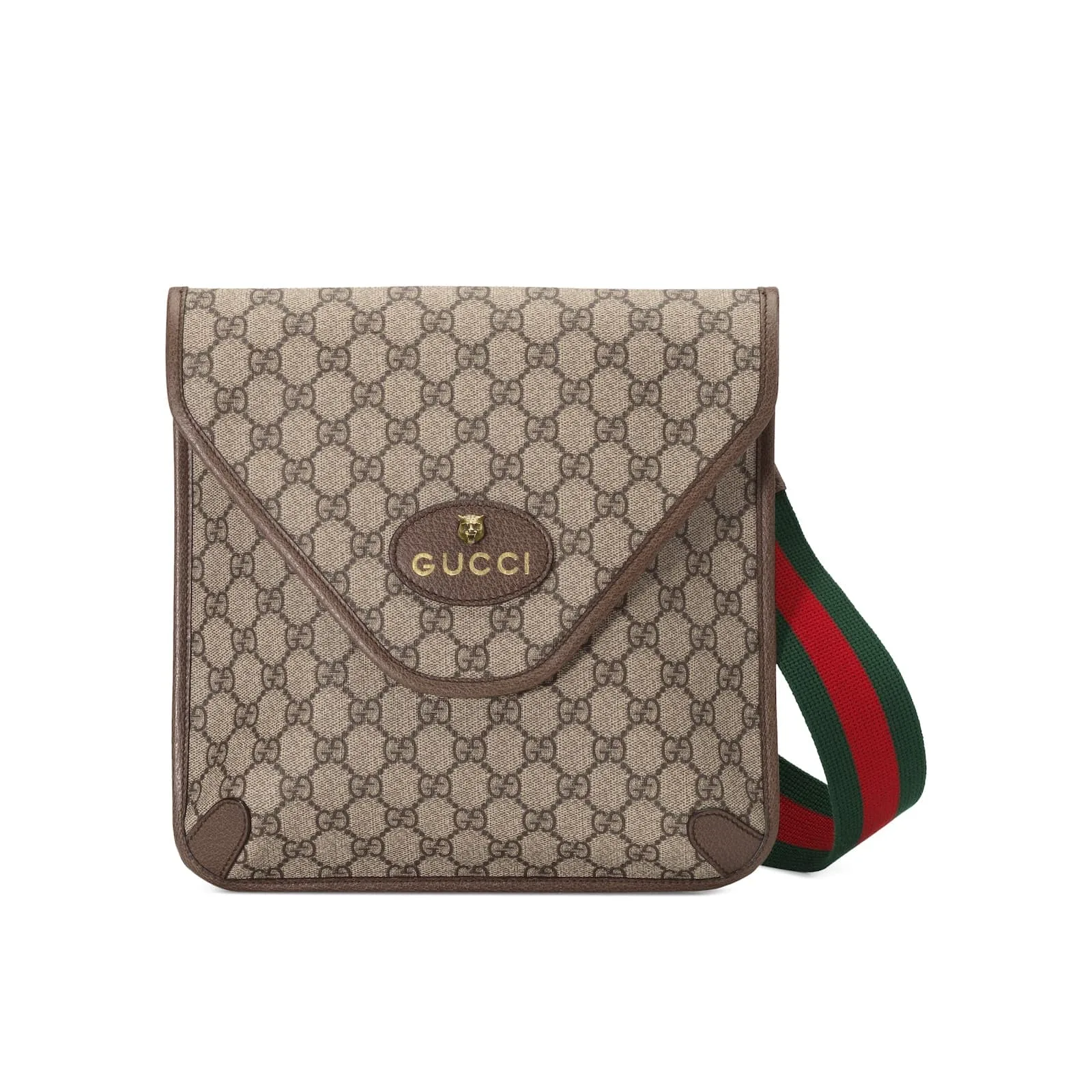 Replica Designer Bags Gucci Replica Bags Neo Vintage GG medium messenger beige/ebony GG Supreme