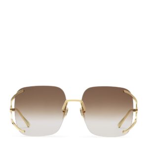 GUCCI Square metal sunglasses