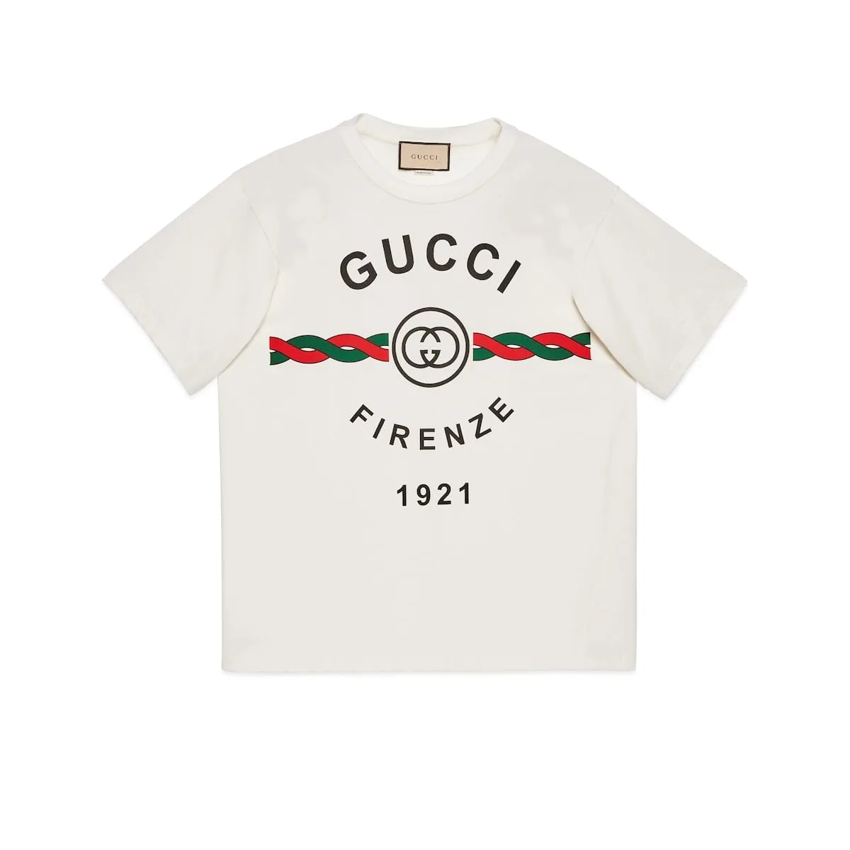 Gucci Replica Clothing Cotton jersey ' Firenze 1921' T-shirt