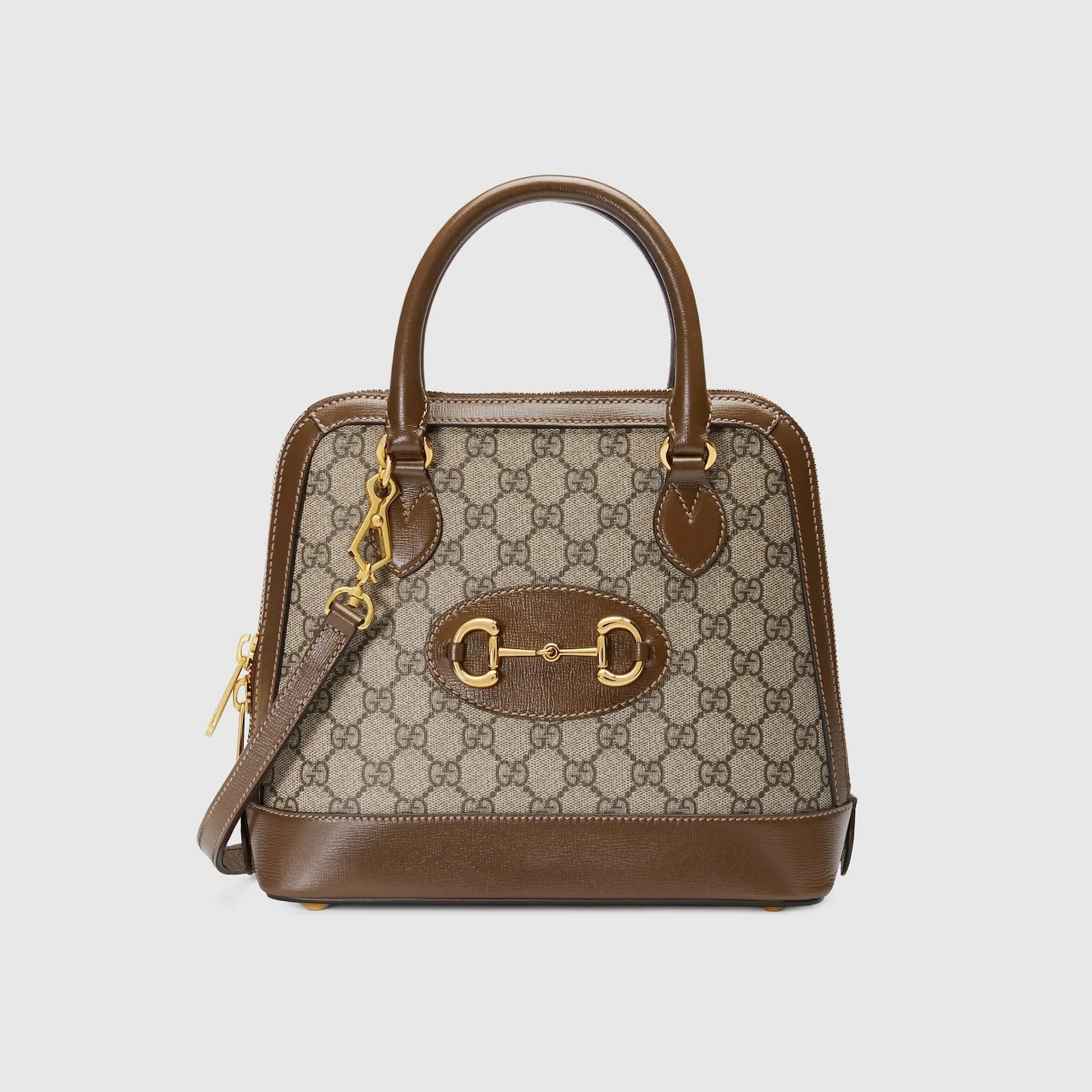 Replica Designer Bags Gucci replica Horsebit 1955 small top handle bag GG Supreme