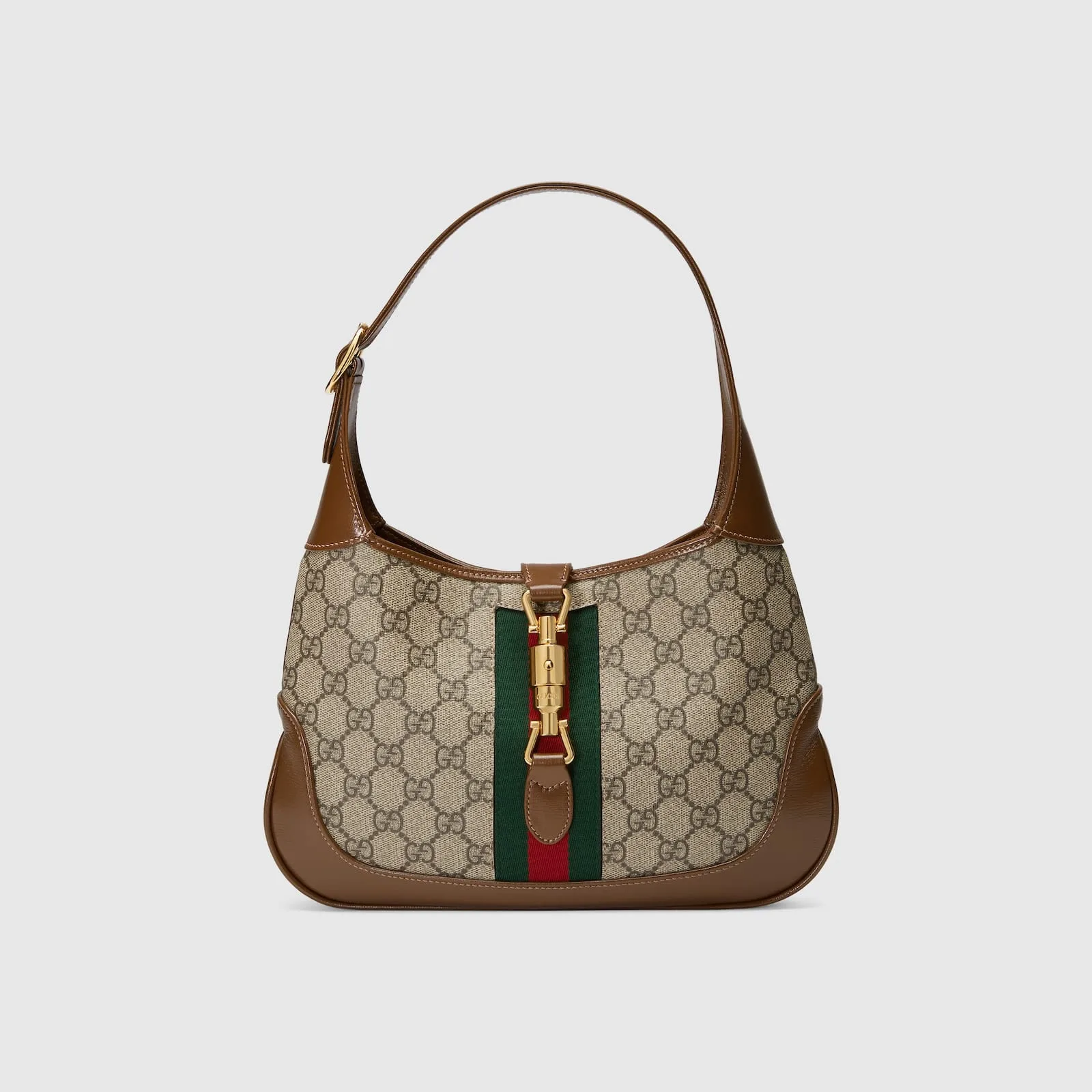 Replica Designer Bags Gucci replica Jackie 1961 small shoulder bag GG Supreme canvas