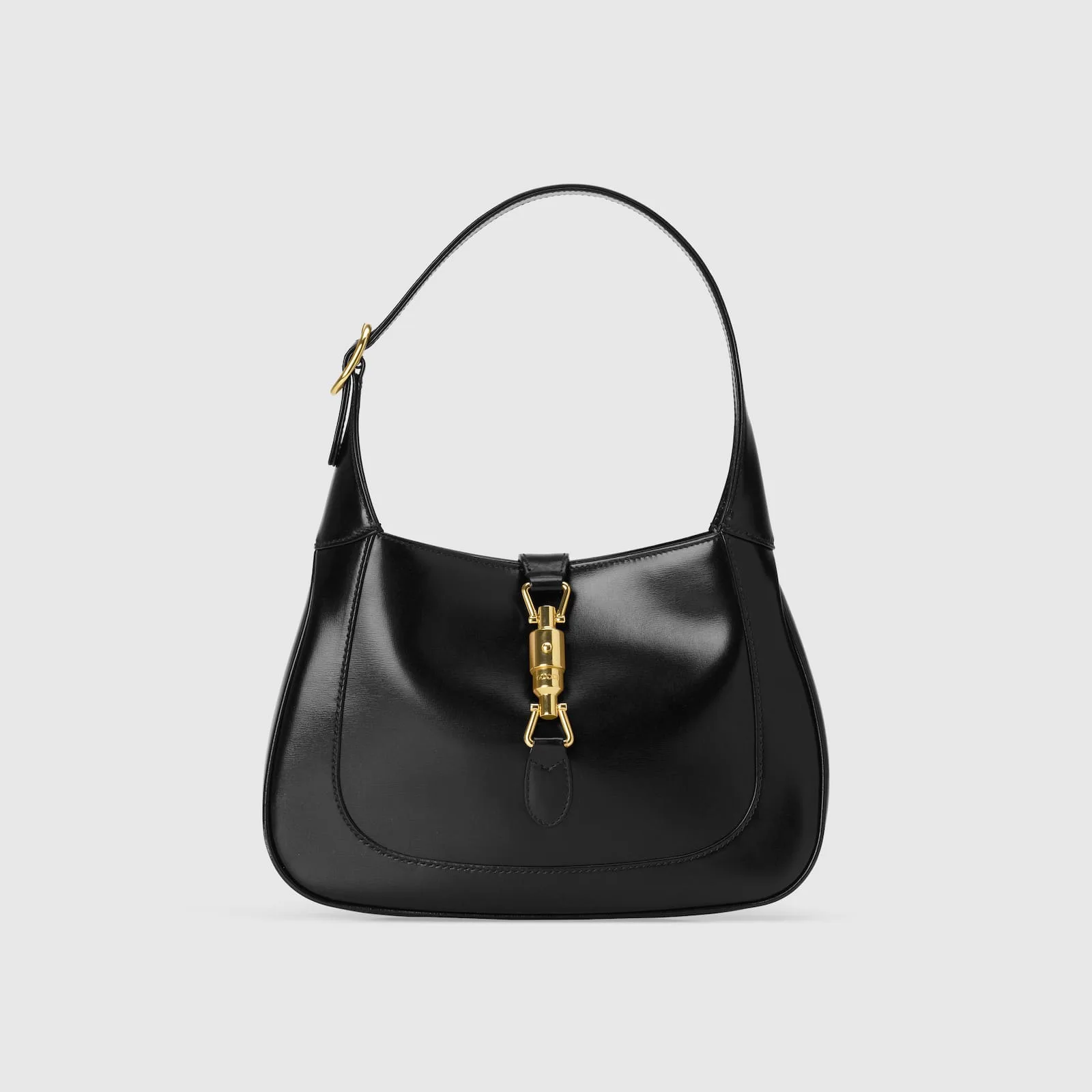 Replica Designer Bags Gucci replica Jackie 1961 small shoulder bag black leather