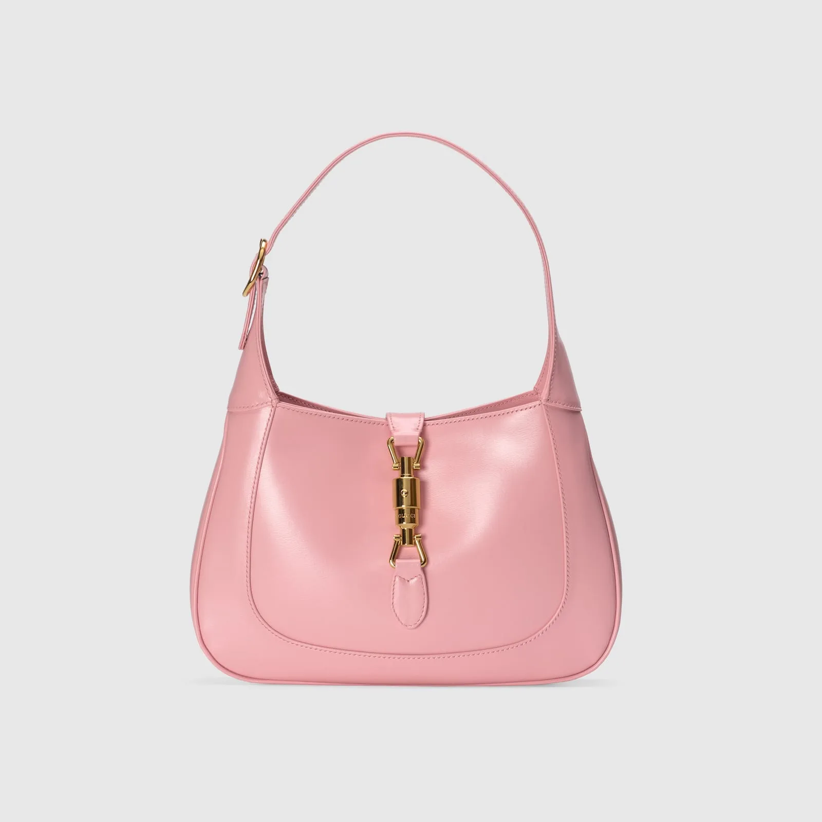 Replica Designer Bags Gucci replica Jackie 1961 small shoulder bag light pink leather