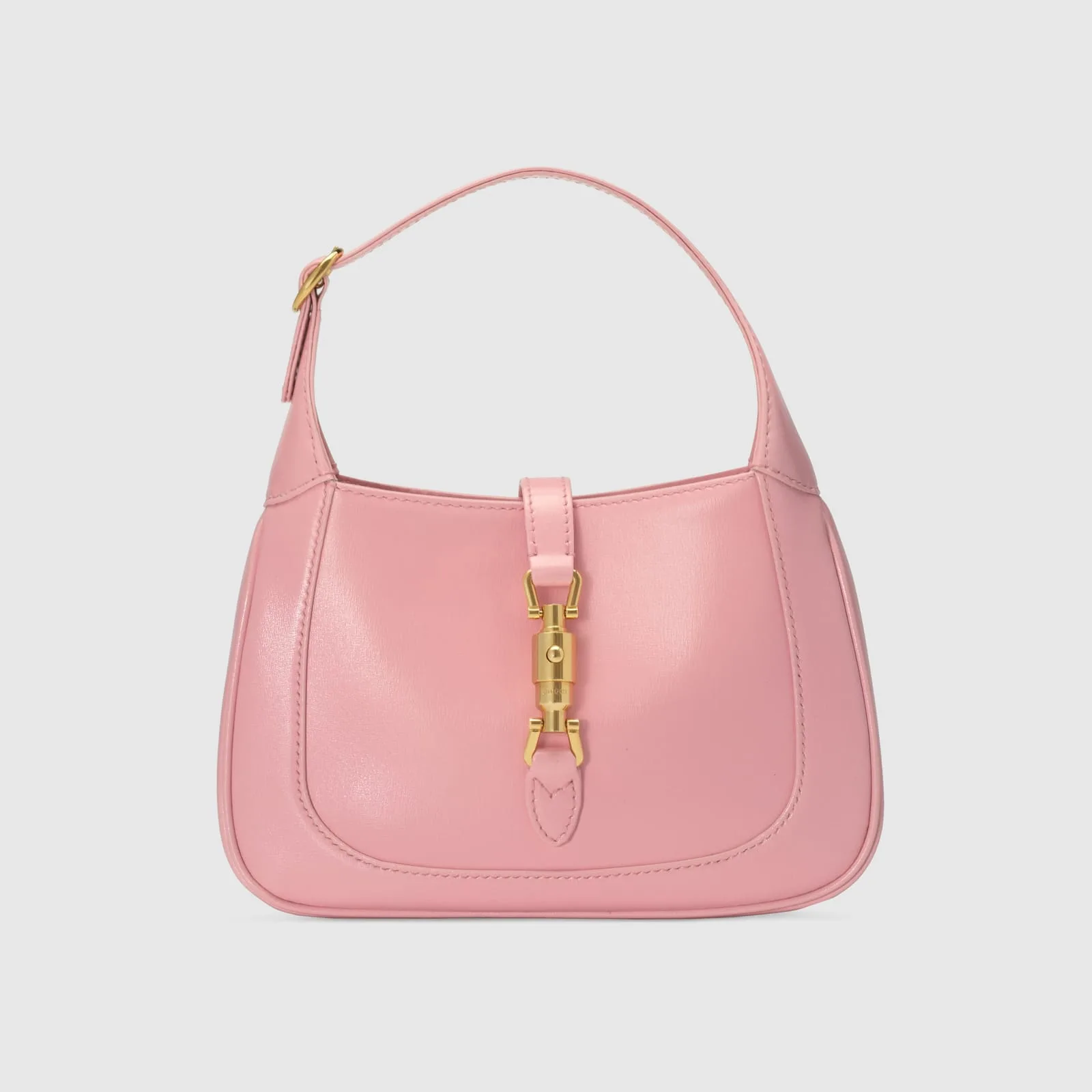 Replica Designer Bags Gucci replica Jackie 1961 mini shoulder bag light pink leather