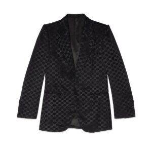 GUCCI Replica Designer Clothes GG cotton viscose formal jacket