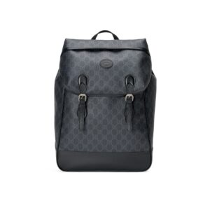 Replica Designer Bag GUCCI Medium backpack with Interlocking G black GG Supreme
