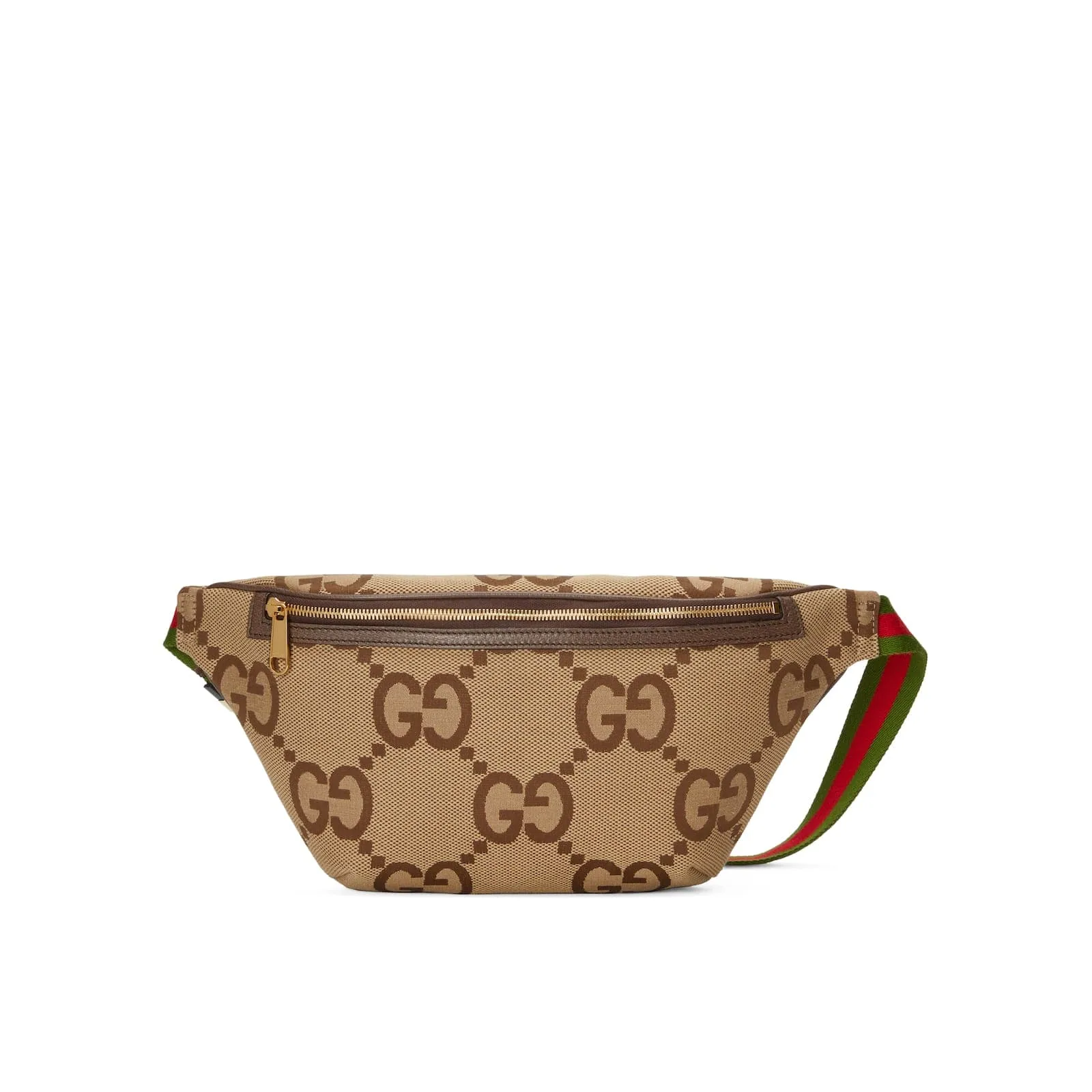 Replica Designer Bags Gucci Replica Bags Jumbo GG belt bag camel and ebony GG canvas