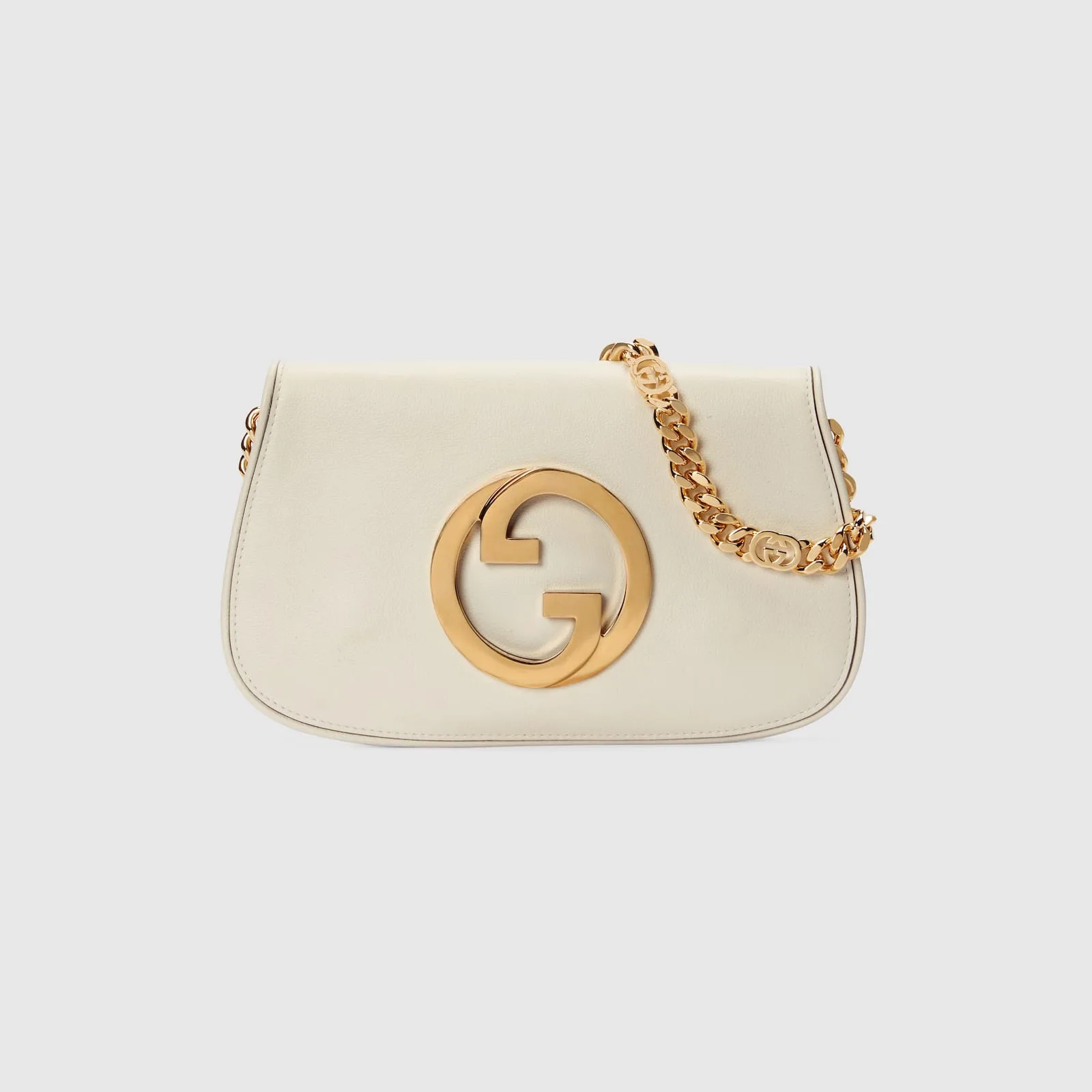 Replica Designer Bags Gucci replica Blondie shoulder bag white leather