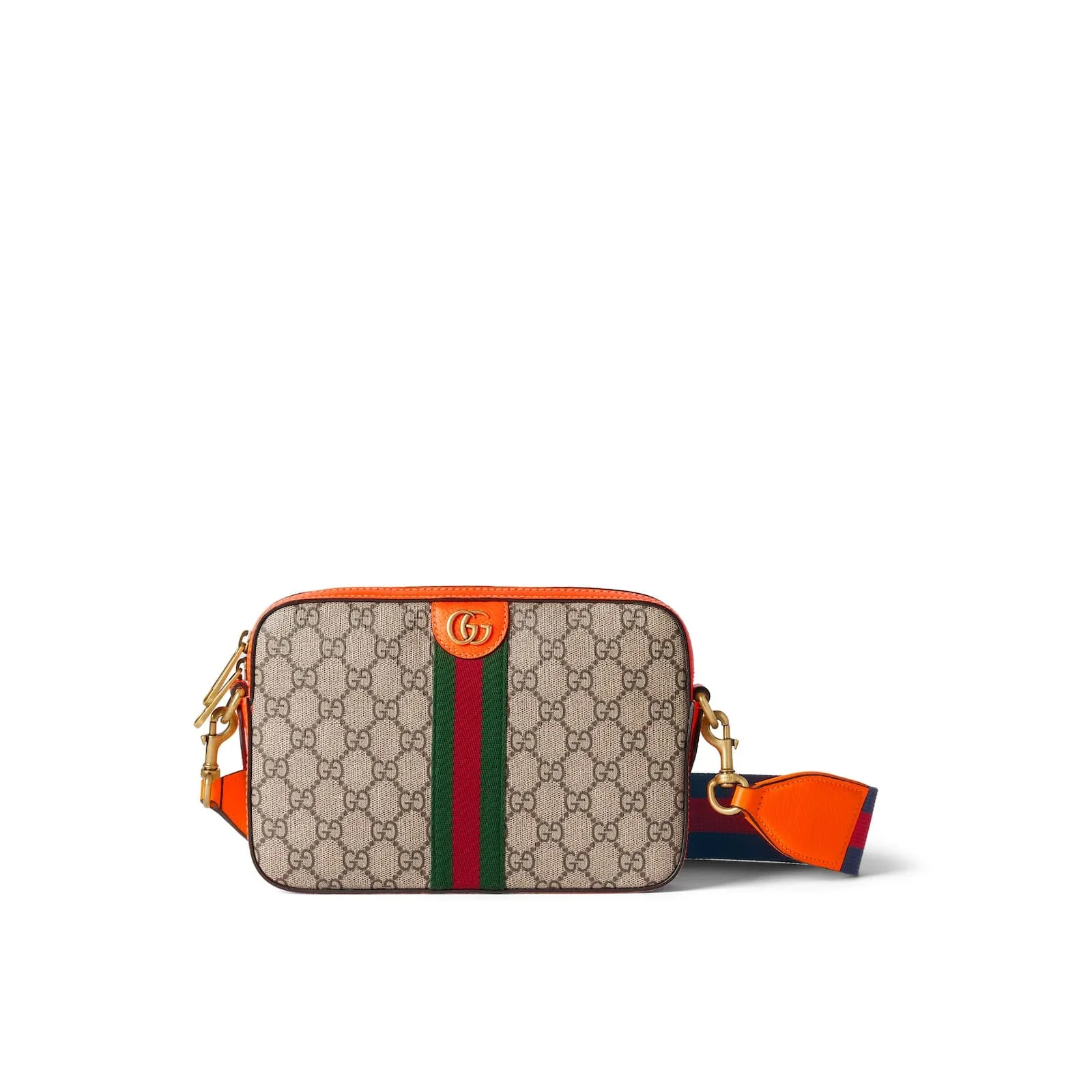 Replica Designer Bags Gucci Replica Bags Ophidia GG small crossbody bag beige and ebony GG Supreme