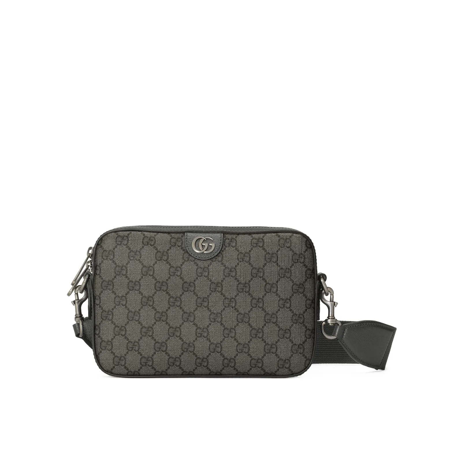 Replica Designer Bags Gucci Replica Bags Ophidia GG crossbody bag grey and black Supreme