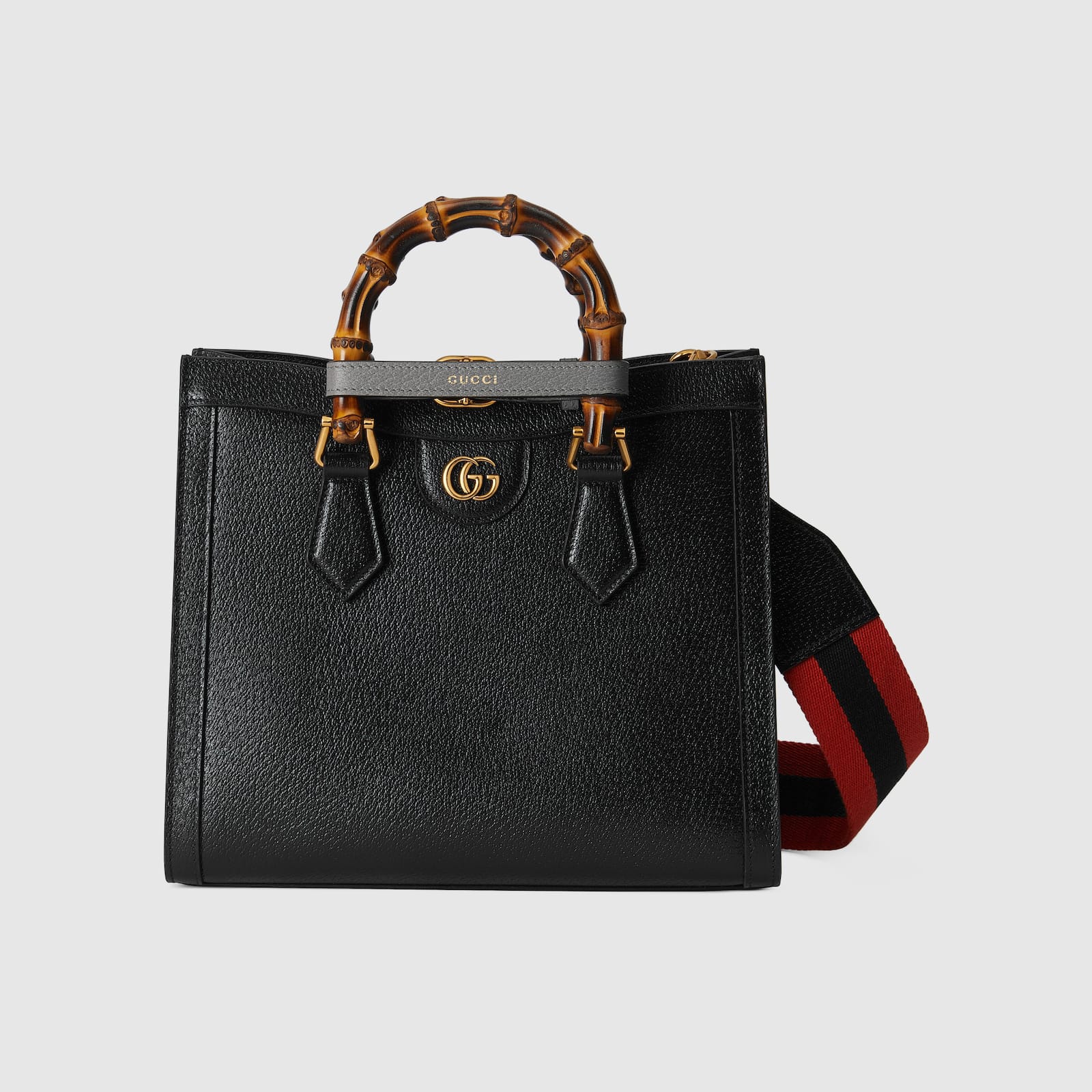 Replica Designer Bags Gucci replica Diana small tote bag black leather