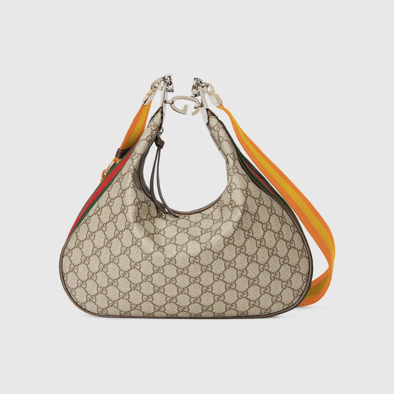 Replica Designer Bags Gucci replica Attache medium shoulder bag beige and ebony Supreme