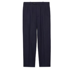 GUCCI Replica Designer Clothes Heavy flannel wool pant