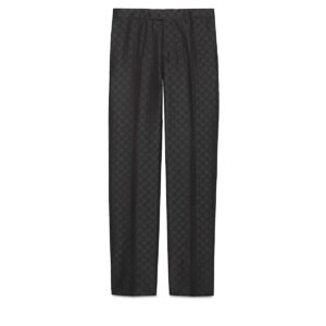 GUCCI Replica Designer Clothes Wool silk Horsebit skinny pant