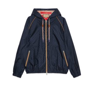 GUCCI Replica Designer Clothes Technical GG hooded jacket