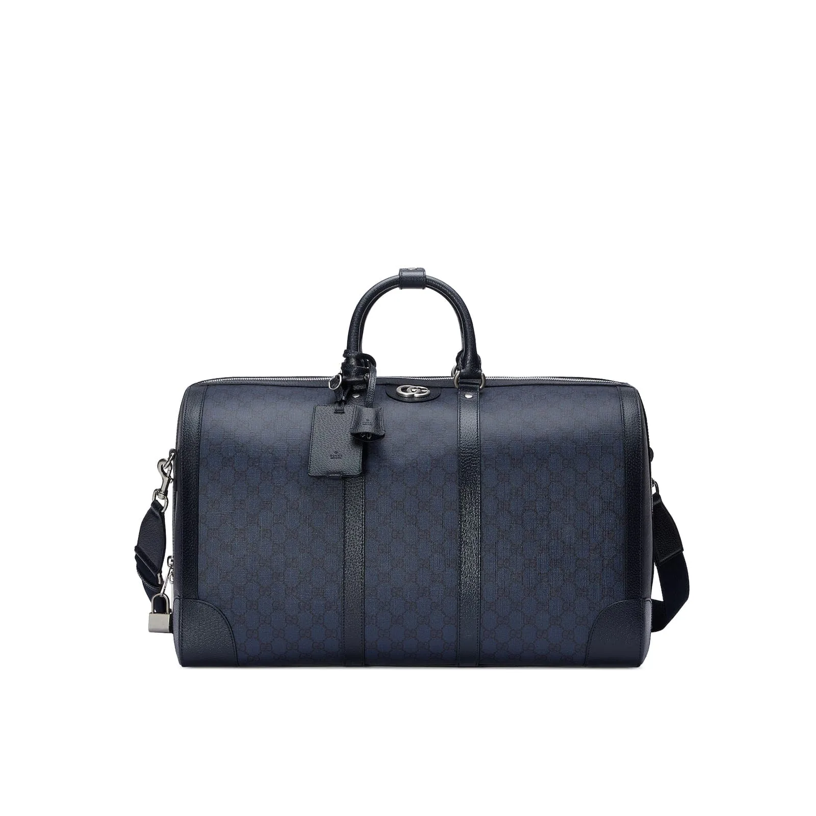 Replica Designer Bags Gucci Replica Bags Ophidia large duffle bag blue and black Supreme