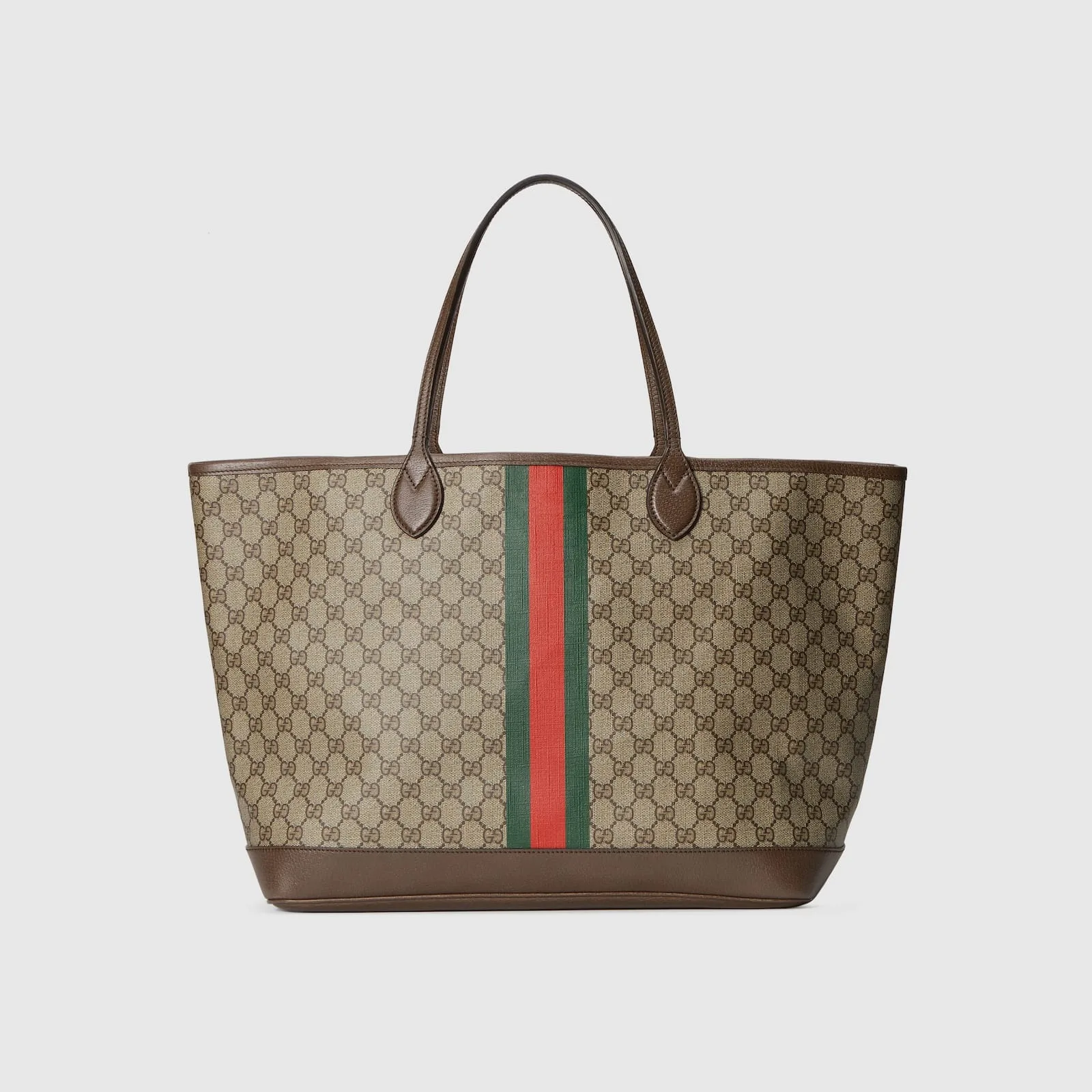 Replica Designer Bags Gucci replica GG large tote bag beige and ebony Supreme