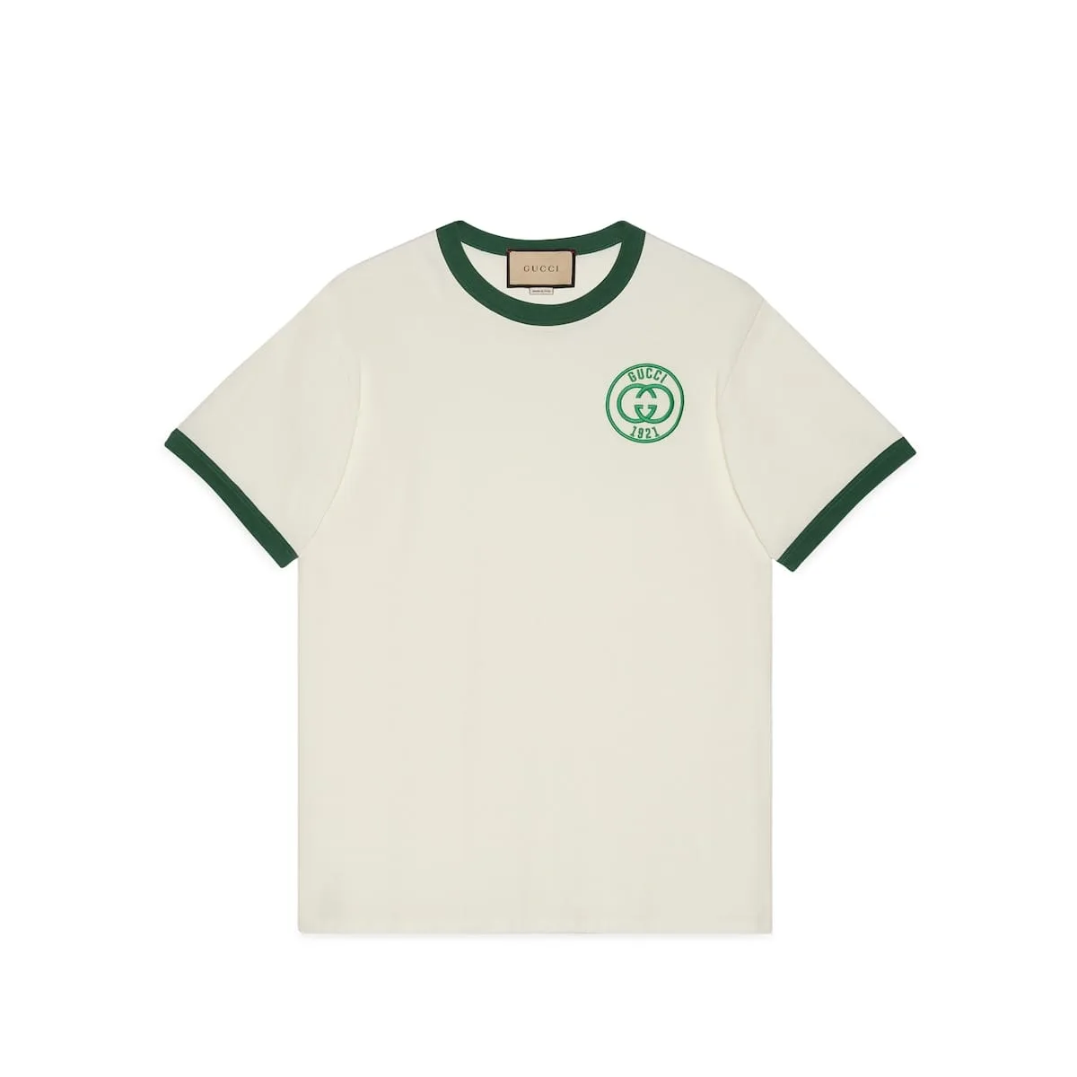 Gucci Replica Clothing Cotton jersey T-shirt with embroidery