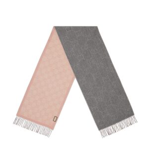 GUCCI GG wool jacquard scarf