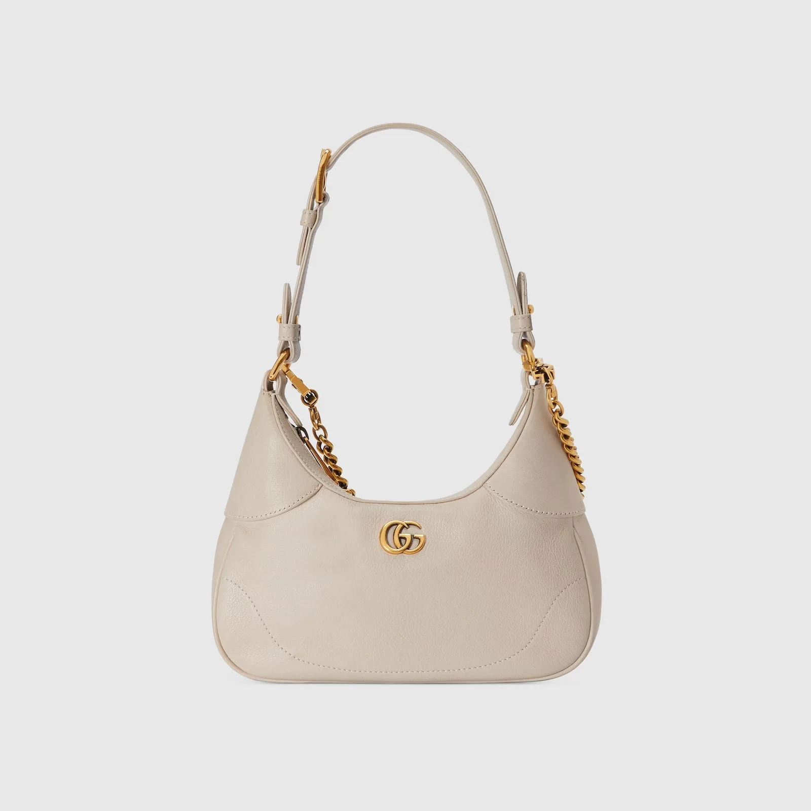 Replica Designer Bags Gucci replica Aphrodite small shoulder bag white leather