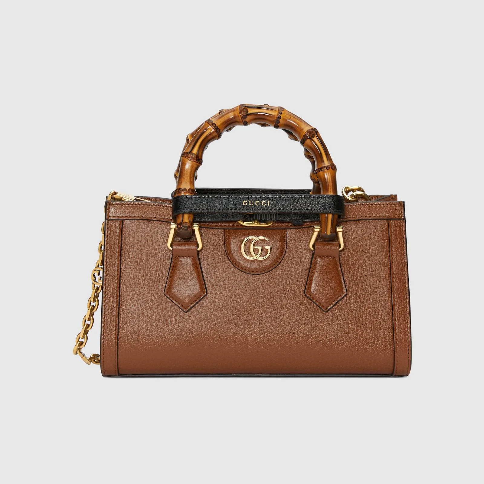 Replica Designer Bags Gucci replica Diana small shoulder bag brown leather