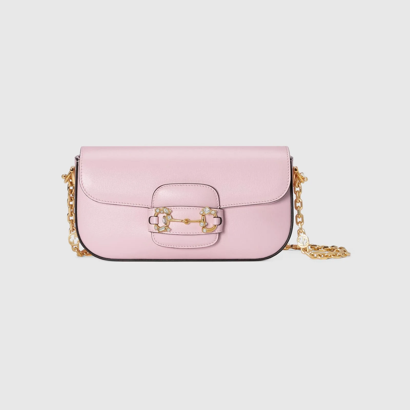 Replica Designer Bags Gucci replica Horsebit 1955 small shoulder bag pink leather