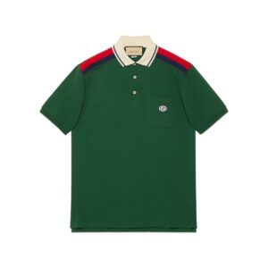 GUCCI Clothing Cotton polo with Interlocking G