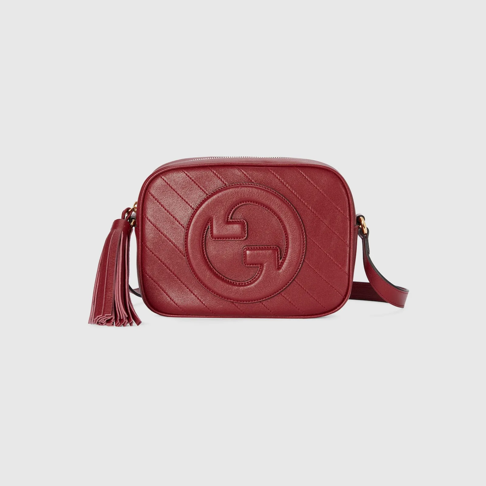Replica Designer Bags Gucci replica Blondie small shoulder bag red leather
