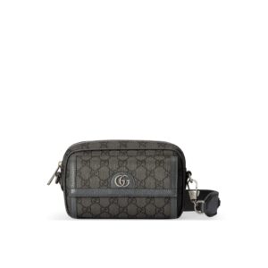 Replica Designer Bag GUCCI Ophidia GG mini bag grey and black Supreme