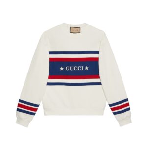 GUCCI Clothing Cotton jersey sweatshirt with embroidery