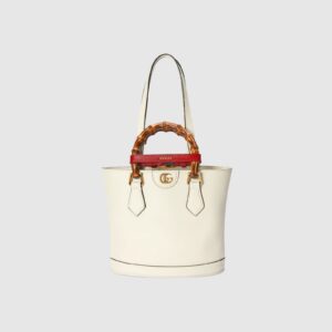 Replica Designer Bag GUCCI Diana small tote bag white leather