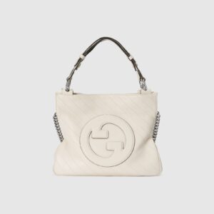 Replica Designer Bag GUCCI Blondie small tote bag white leather