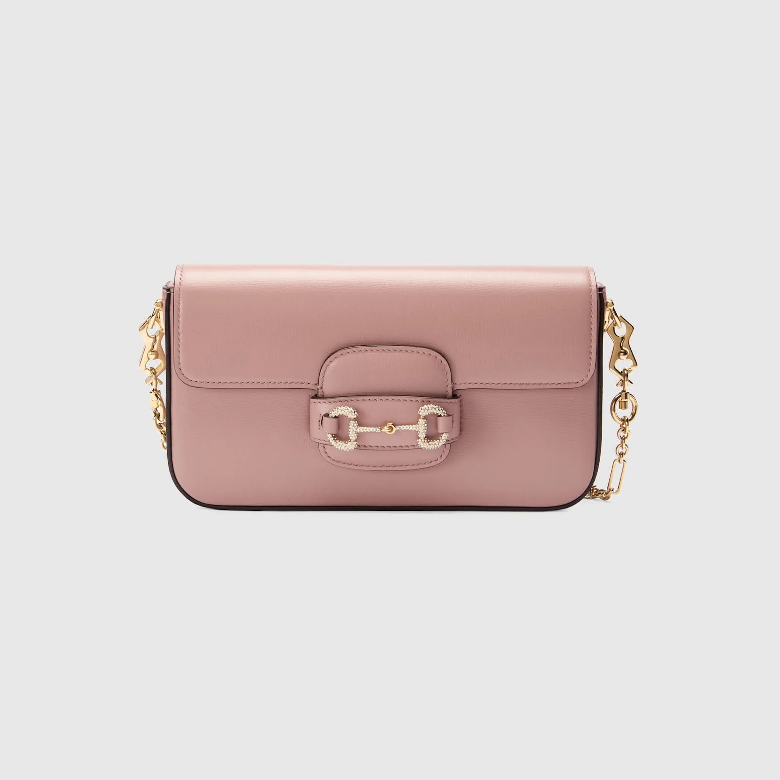 Replica Designer Bags Gucci replica Horsebit 1955 mini bag light pink leather