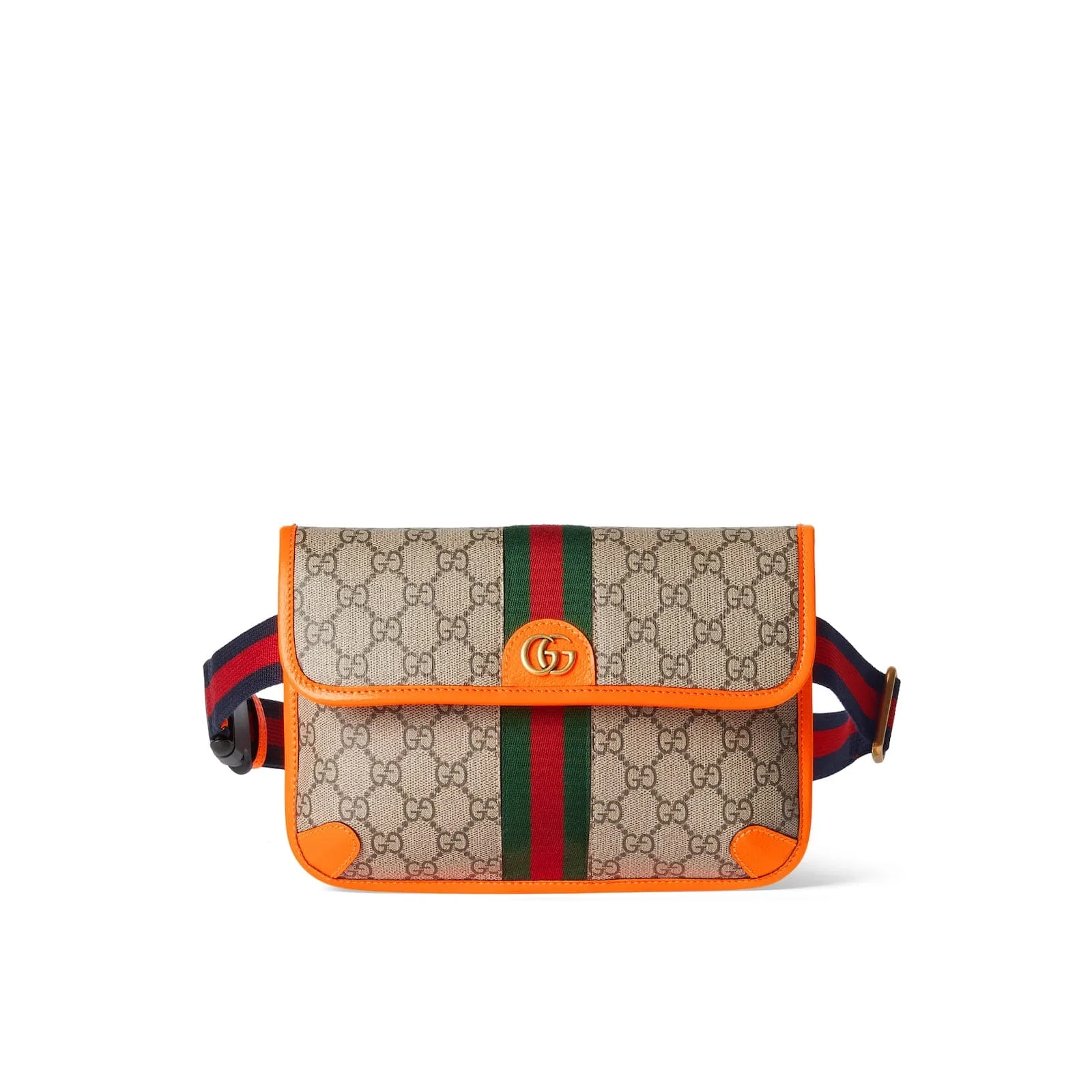 Replica Designer Bags Gucci Replica Bags Ophidia GG small belt bag beige and ebony GG Supreme