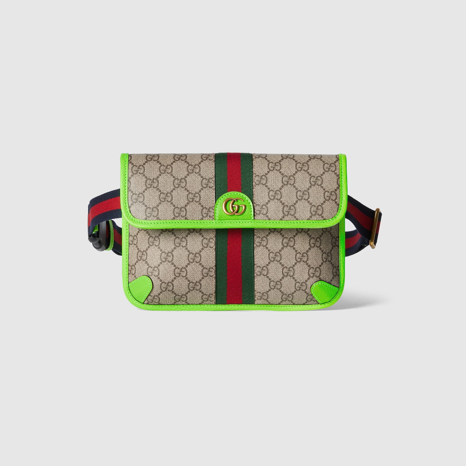 Replica Designer Bags Gucci replica Ophidia GG small belt bag beige and ebony GG Supreme