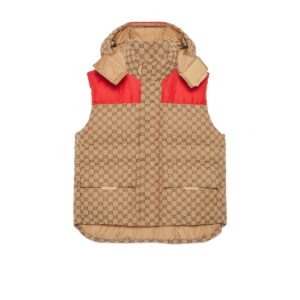 GUCCI Replica Designer Clothes GG cotton canvas quilted vest