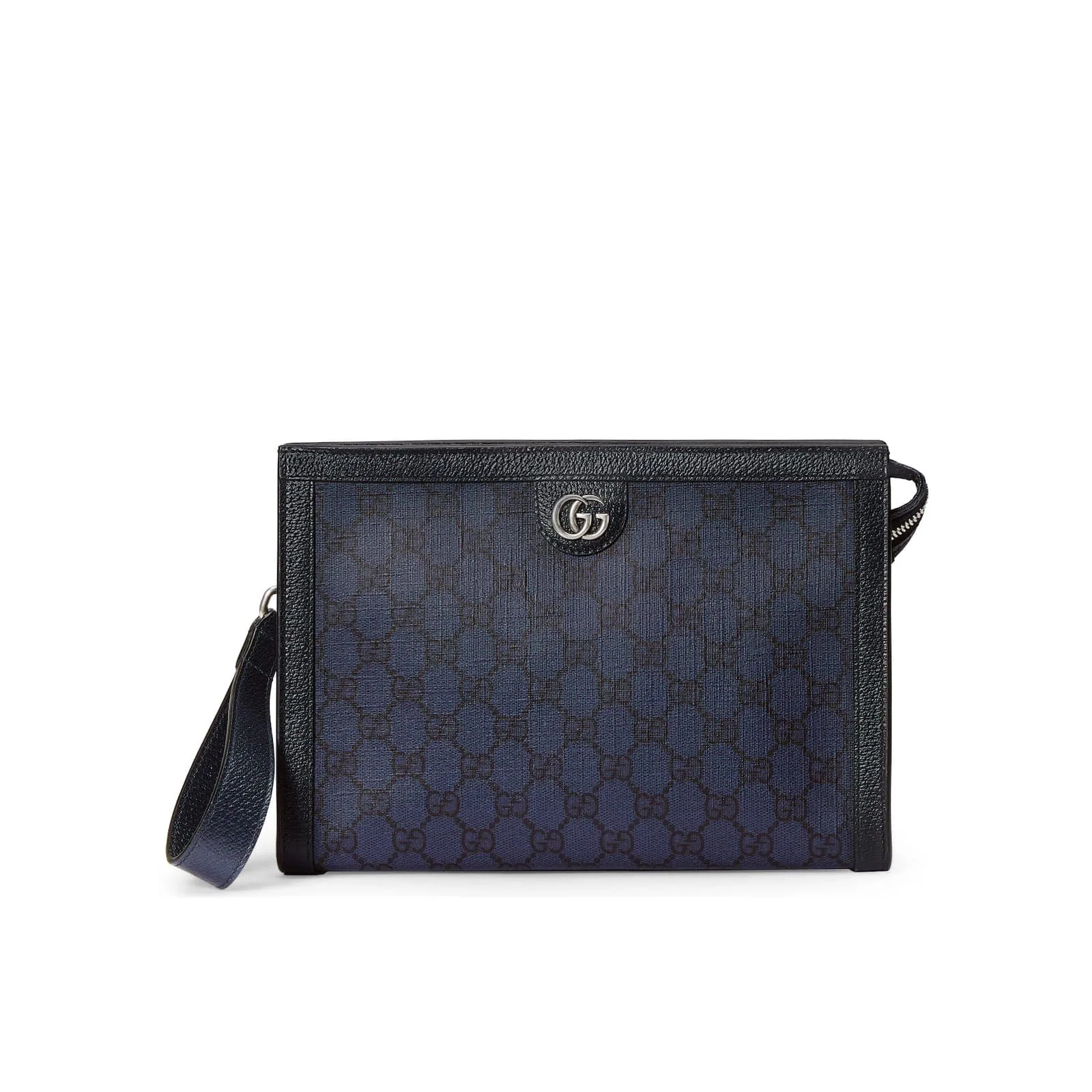 Replica Designer Bags Gucci Replica Bags Ophidia GG pouch blue and dark blue Supreme