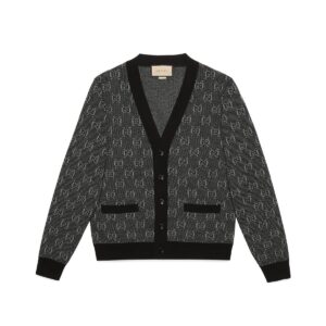 GUCCI Replica Designer Clothes GG wool jacquard cardigan