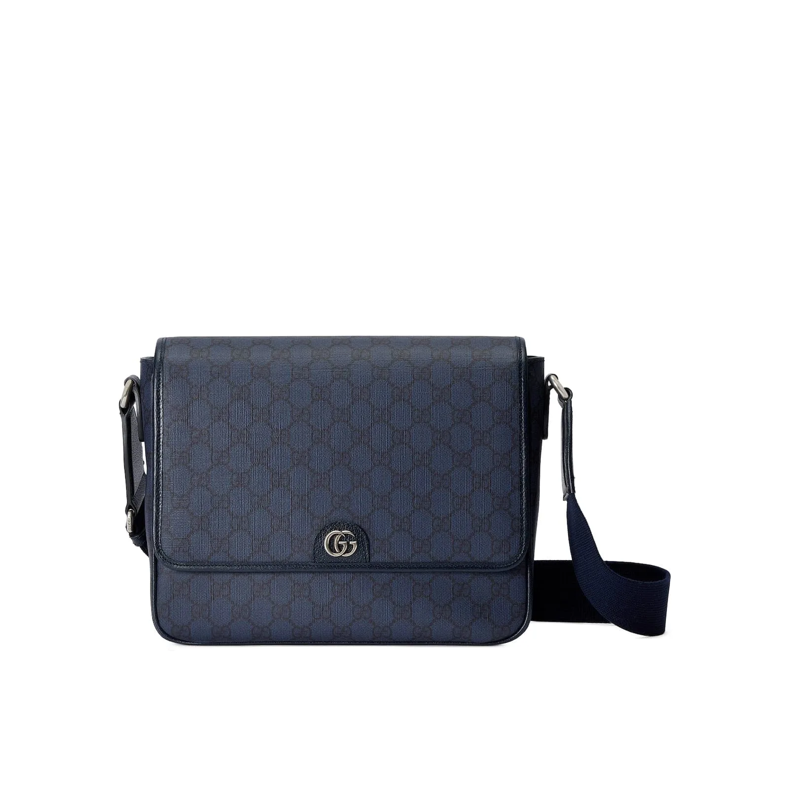 Replica Designer Bags Gucci Replica Bags Ophidia medium messenger bag blue and dark blue Tender