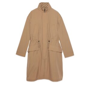 GUCCI Replica Designer Clothes Ripstop nylon jacket with GG