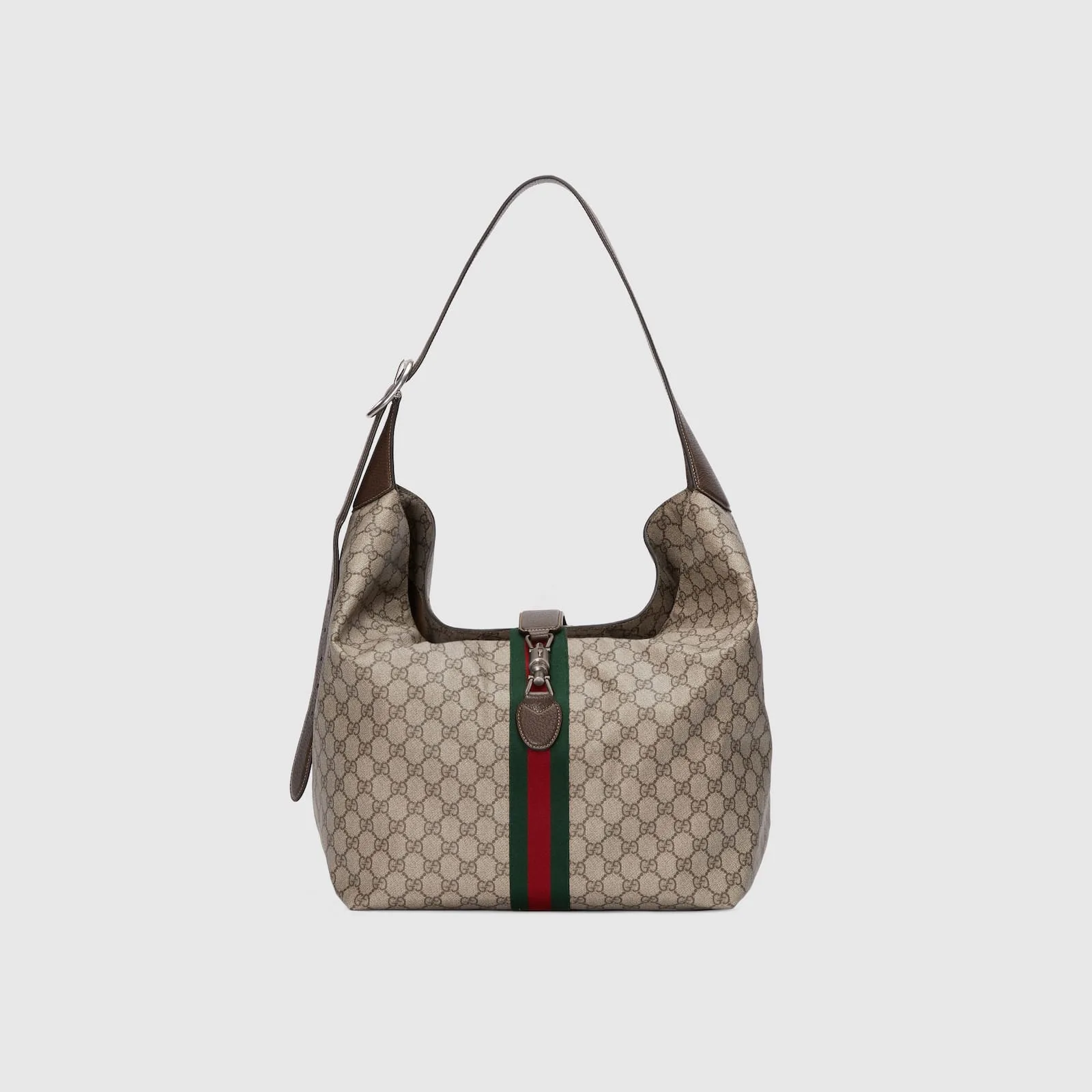 Replica Designer Bags Gucci replica Jackie 1961 small crossbody bag beige and ebony Supreme