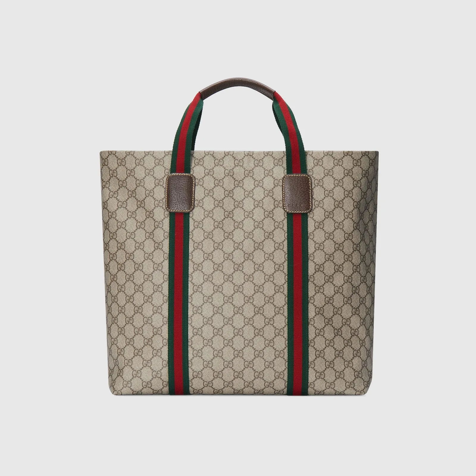 Replica Designer Bags Gucci replica GG Tender medium tote bag beige and ebony Supreme Tender