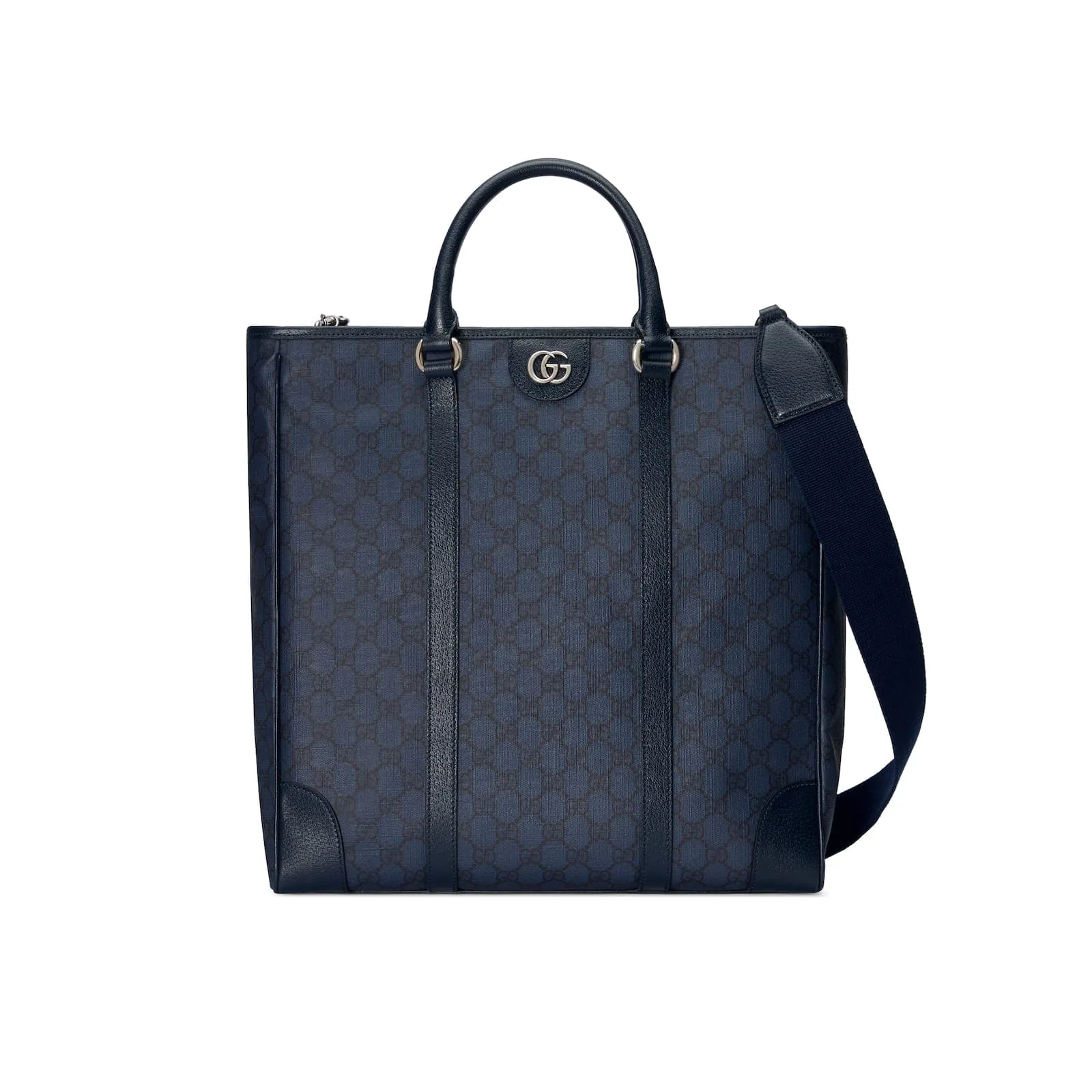 Replica Designer Bags Gucci Replica Bags Ophidia medium tote bag blue and dark blue Tender