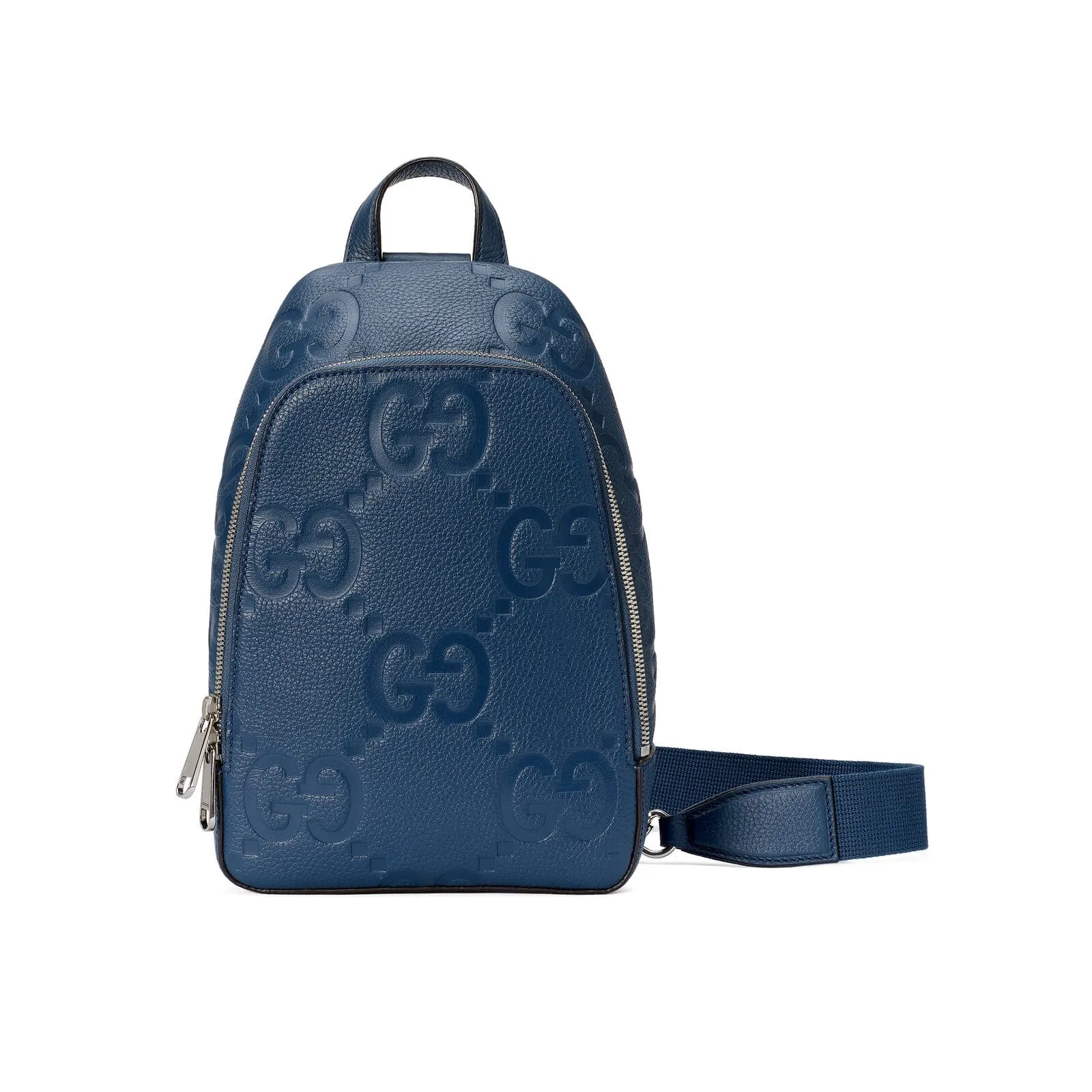 Replica Designer Bags Gucci Replica Bags Jumbo GG crossbody bag blue leather