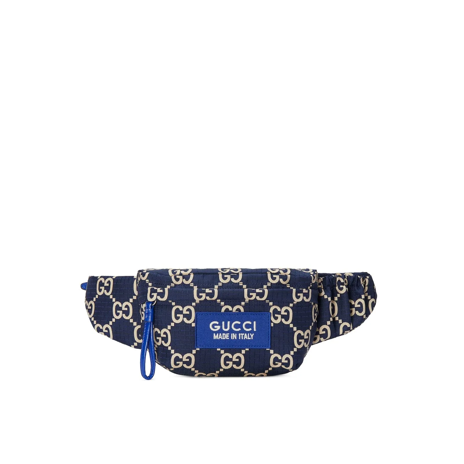 Replica Designer Bags Gucci Replica Bags Large GG ripstop belt bag dark blue and beige ripstop